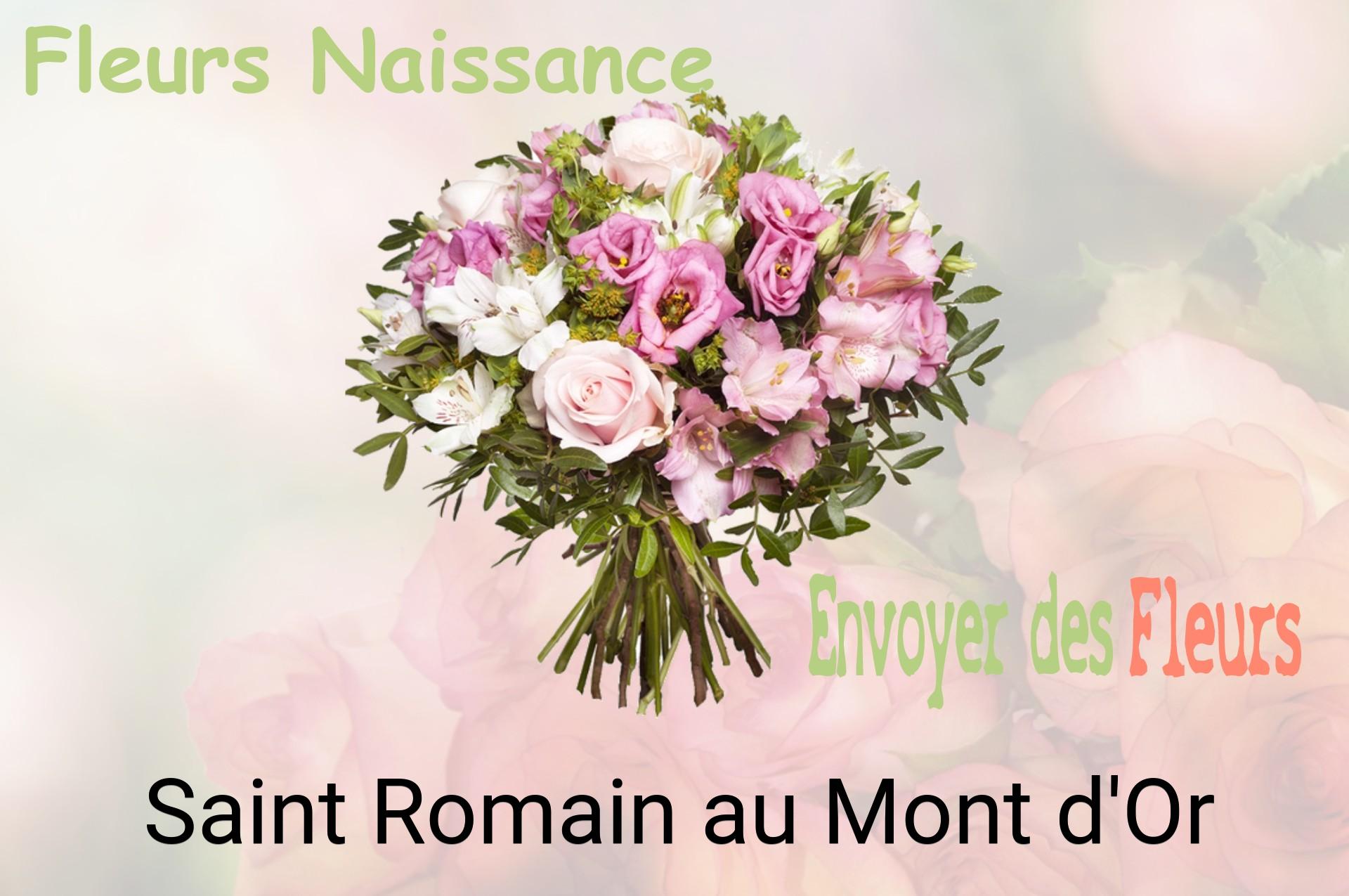 Bouquet de fleurs de naissance livré à Saint-Romain-au-Mont-d'Or